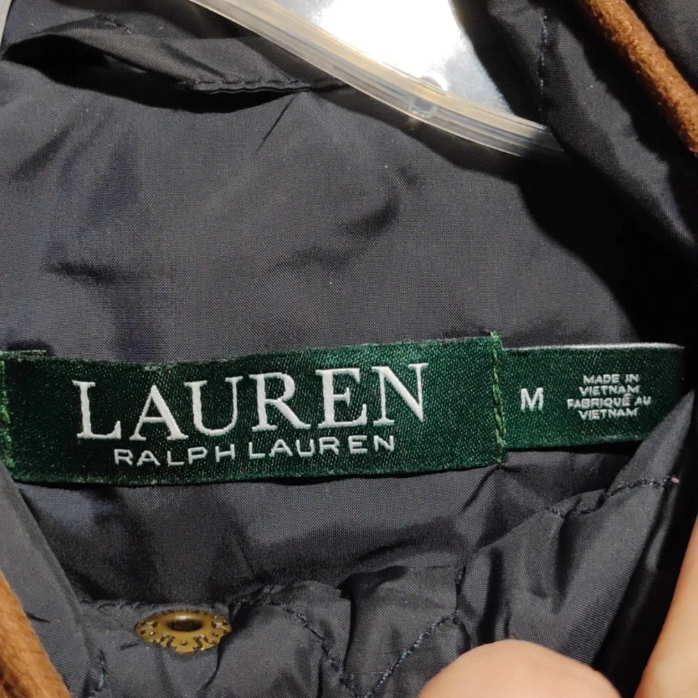 SALE! Ralph Lauren Diamond Quilted Jacket W Removable Hood Sz.M (A-75) - Picture 6 of 15